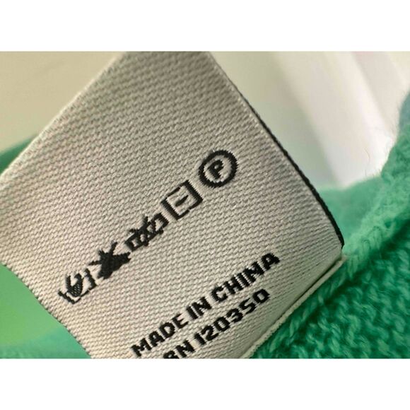 Claudia Nichole Cardigan Womens Size Small Blue Open Front Striped 100% Cashmere - Picture 7 of 9